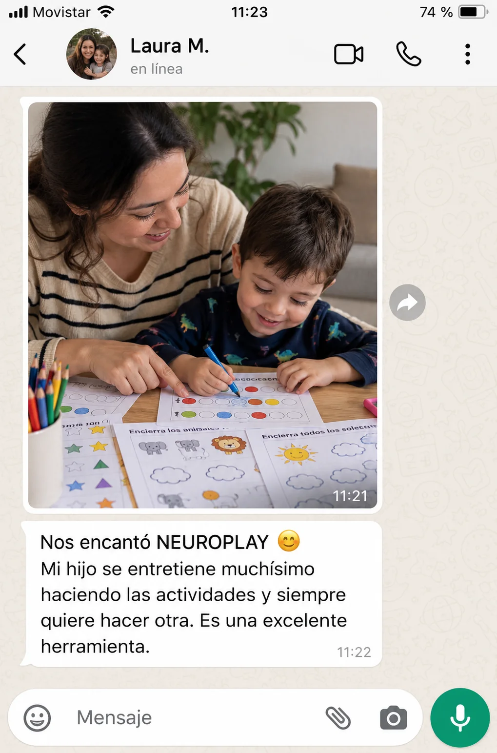Testimonio 1 de una familia que usa NEUROPLAY